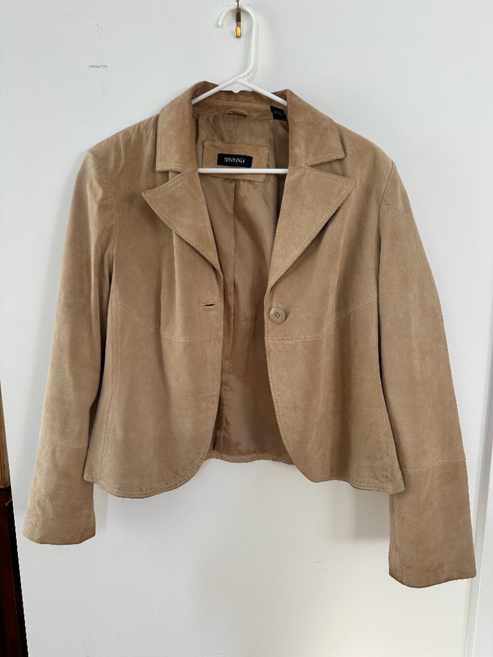 Ideology 100% Suede Beige Jacket